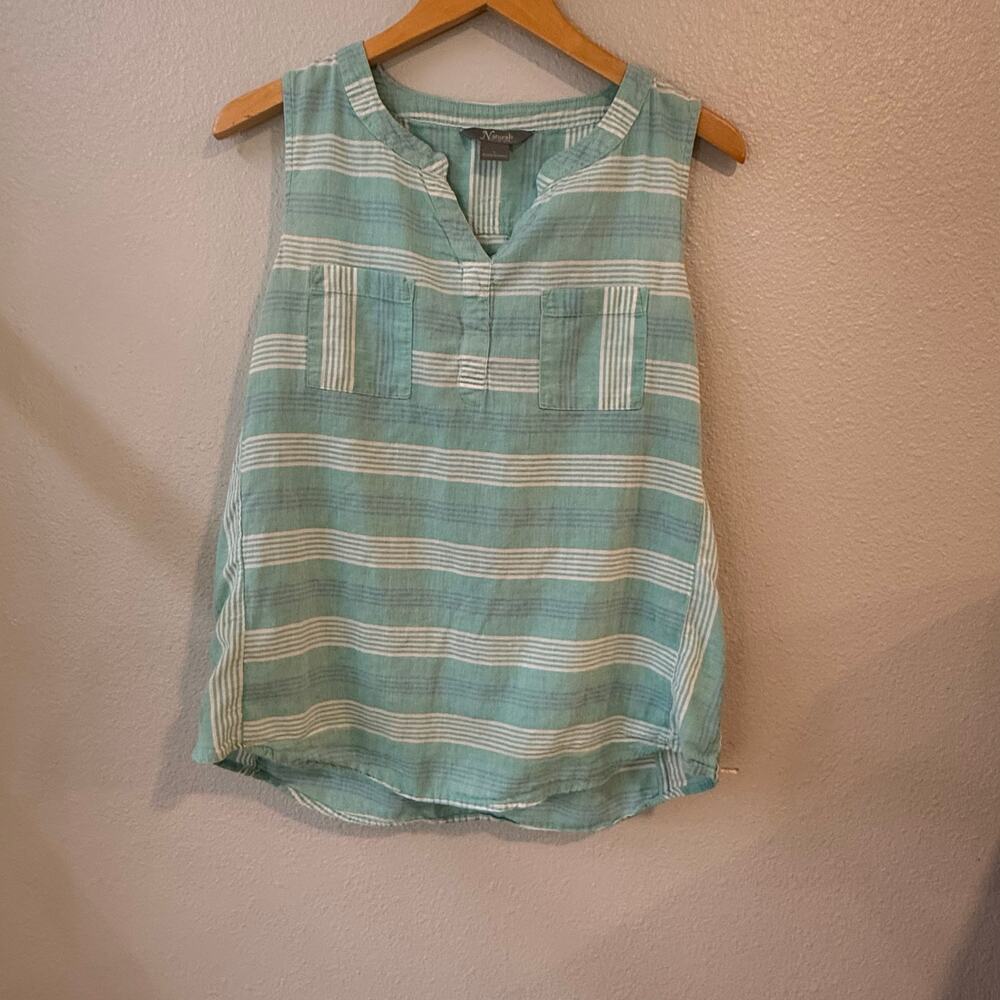 Natural Reflecions Women's Tank Top 100% Cotton Size Large Summer